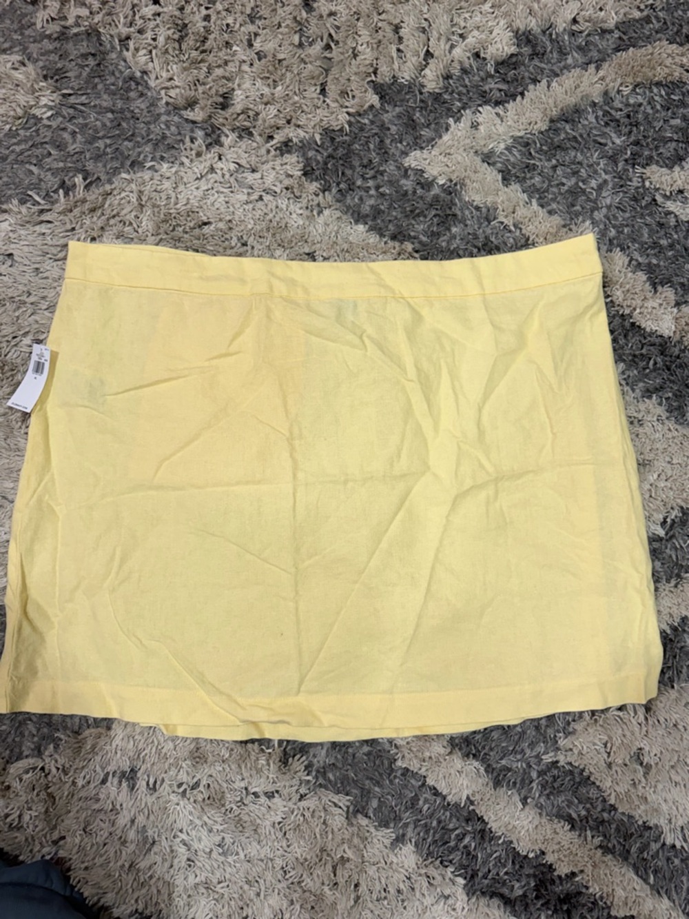 Old Navy Pale Yellow Mini Skirt